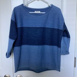 Maxwell 2 tone Blue Colors Top